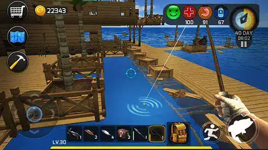 تحميل لعبة Ocean Survival مهكرة Apk للاندرويد 2026 أخر إصدار مجانا