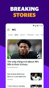 تحميل تطبيق ياهو سبورتس Yahoo Sports مهكر Apk للاندرويد 2026 أخر إصدار مجانا