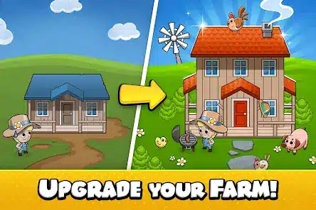 تحميل لعبة Idle Farm Tycoon مهكرة Apk للاندرويد 2026 أخر إصدار مجانا