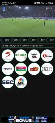 تحميل تطبيق CricFy TV مهكر Apk للاندرويد 2026 أخر إصدار مجانا