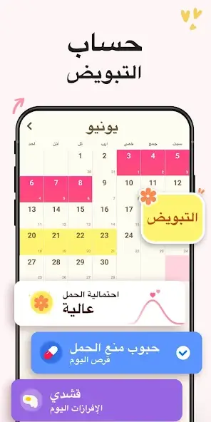 تحميل تطبيق تقويمي حاسبة الدورة الشهرية Period Calendar مهكر Apk للاندرويد 2026 أخر إصدار مجانا