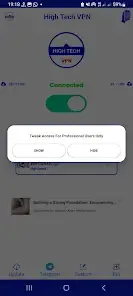 تحميل تطبيق High tech vpn مهكر Apk للاندرويد 2026 أخر إصدار مجانا