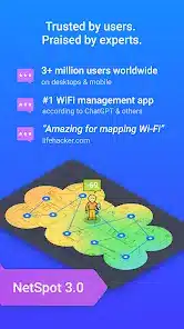 تحميل تطبيق نت سبوت NetSpot مهكر Apk للاندرويد 2026 أخر إصدار مجانا
