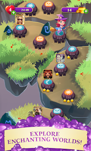 تحميل لعبة Bubble Witch 3 Saga مهكرة Apk للاندرويد 2026 أخر إصدار مجانا
