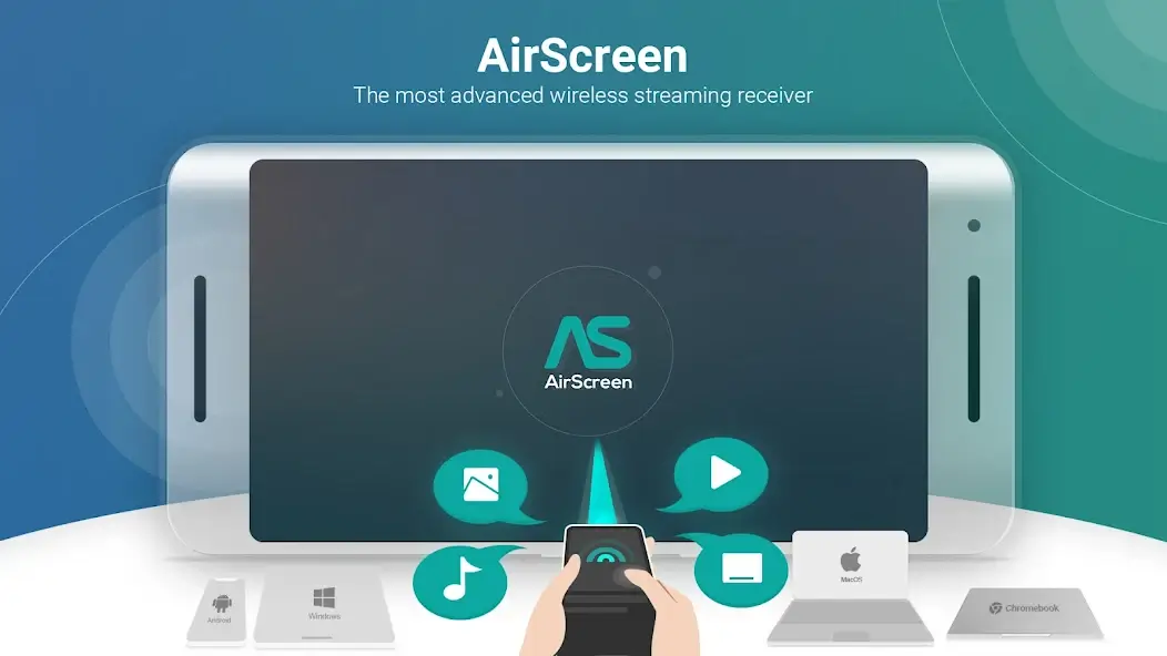تحميل تطبيق AirScreen مهكر Apk للاندرويد 2026 أخر إصدار مجانا