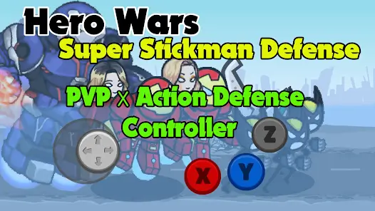 تحميل لعبة HERO WARS Super Stickman Defense مهكرة Apk للاندرويد 2026 أخر إصدار مجانا
