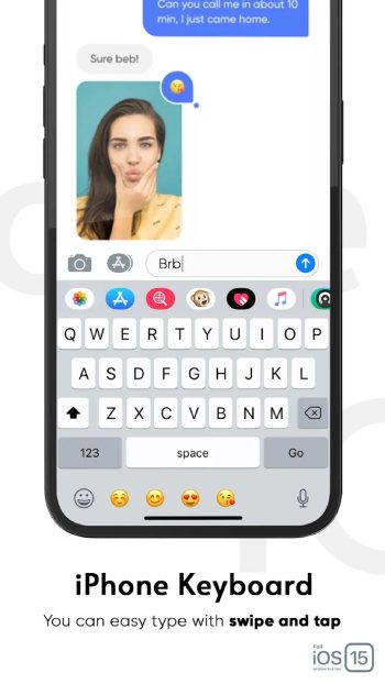 تحميل كيبورد ايفون الأصلي للأندرويد Ios keyboard Apk مع الايموجي 2026 أخر إصدار مجانا