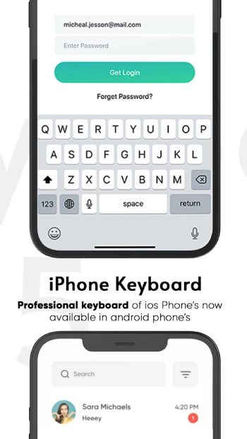 تحميل كيبورد ايفون الأصلي للأندرويد Ios keyboard Apk مع الايموجي 2026 أخر إصدار مجانا