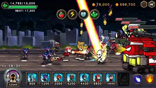 تحميل لعبة HERO WARS Super Stickman Defense مهكرة Apk للاندرويد 2026 أخر إصدار مجانا
