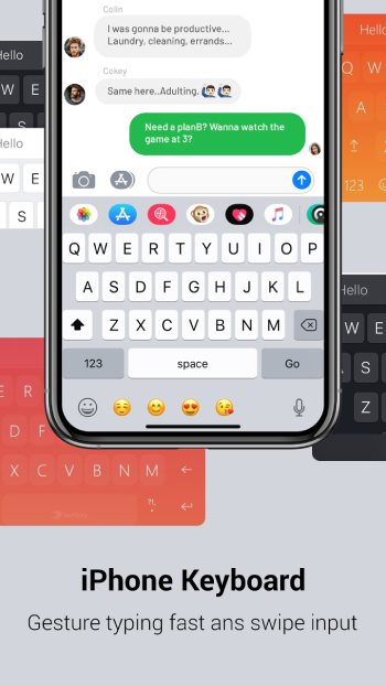 تحميل كيبورد ايفون الأصلي للأندرويد Ios keyboard Apk مع الايموجي 2026 أخر إصدار مجانا