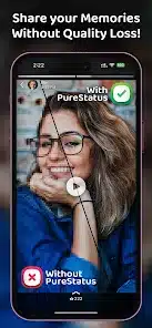 تحميل تطبيق بيورستاتوس PureStatus مهكر Apk للاندرويد 2026 أخر إصدار مجانا