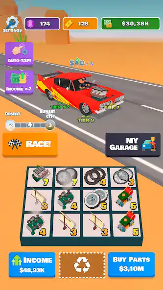 تحميل لعبة idle racer مهكرة Apk للاندرويد 2026 أخر إصدار مجانا