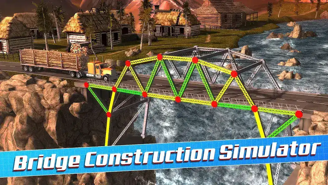 تحميل لعبة Bridge Construction Simulator مهكرة Apk للاندرويد 2026 أخر إصدار مجانا