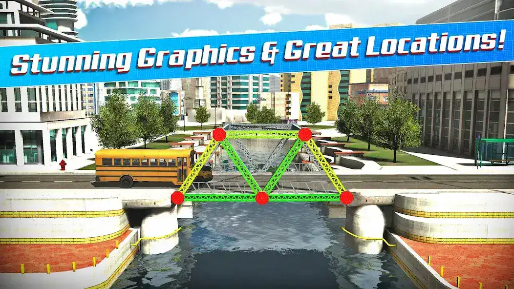 تحميل لعبة Bridge Construction Simulator مهكرة Apk للاندرويد 2026 أخر إصدار مجانا