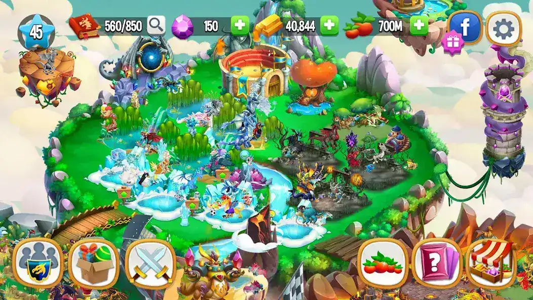 تحميل لعبة Dragon City مهكرة Apk للاندرويد 2026 أخر إصدار مجانا