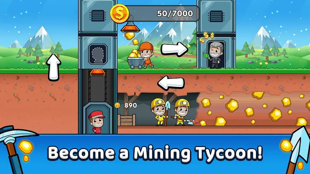 تحميل لعبة Idle Miner Tycoon مهكرة Apk للاندرويد 2026 أخر إصدار مجانا