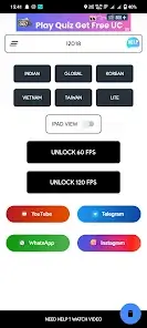 تحميل تطبيق 90 FPS + 120 FPS مهكر Apk للاندرويد 2026 أخر إصدار مجانا