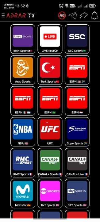 تحميل تطبيق ادرار تي في Adrar Tv مهكر Apk للاندرويد 2026 أخر إصدار مجانا