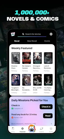 تحميل تطبيق WebNovel مهكر Apk للاندرويد 2026 أخر إصدار مجانا