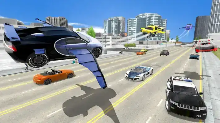 تحميل لعبة Flying Car Simulator مهكرة Apk للاندرويد 2026 أخر إصدار مجانا