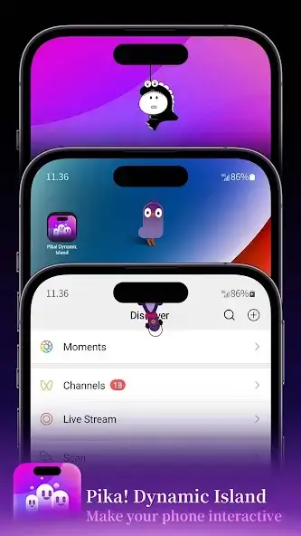تحميل تطبيق Pika Dynamic Island مهكر Apk للاندرويد 2026 أخر إصدار مجانا