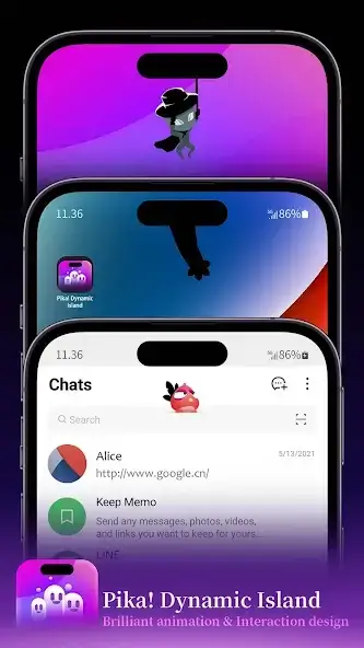 تحميل تطبيق Pika Dynamic Island مهكر Apk للاندرويد 2026 أخر إصدار مجانا