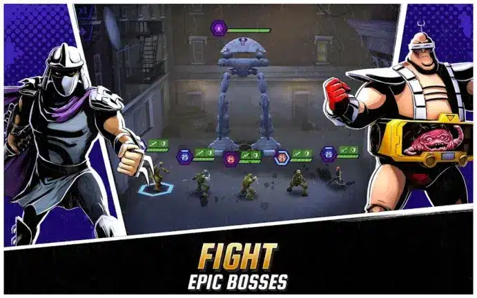 تحميل لعبة Ninja Turtles Legends مهكرة Apk للاندرويد 2026 أخر إصدار مجانا