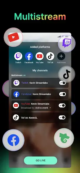 تحميل برنامج ستريم Streamlabs Live Streaming مهكر Apk للاندرويد 2026 أخر إصدار مجانا