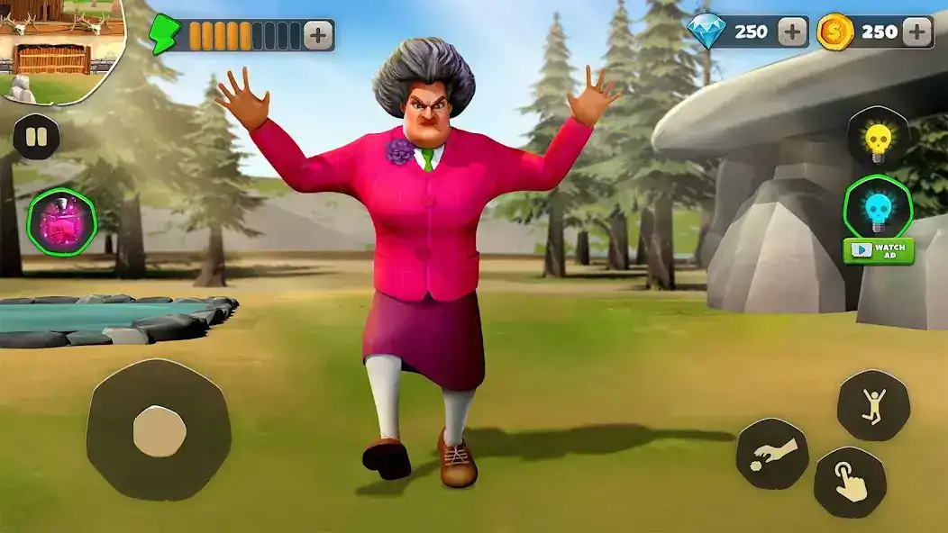 تحميل لعبة Scary Teacher 3D Stone Age مهكرة Apk للاندرويد 2026 أخر إصدار مجانا