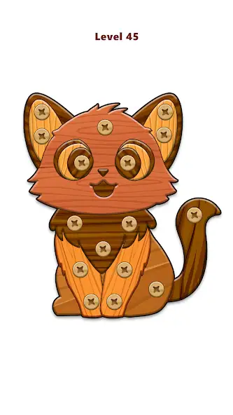 تحميل لعبة Wood Nuts & Bolts Puzzle مهكرة Apk للاندررويد 2026 اخر إصدار مجانا