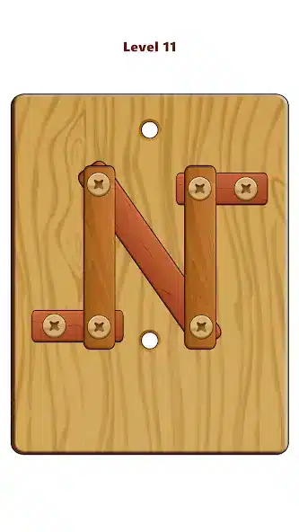 تحميل لعبة Wood Nuts & Bolts Puzzle مهكرة Apk للاندررويد 2026 اخر إصدار مجانا
