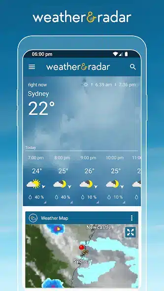 تحميل تطبيق Weather & Radar Pro مهكر Apk للاندرويد 2026 أخر إصدار مجانا