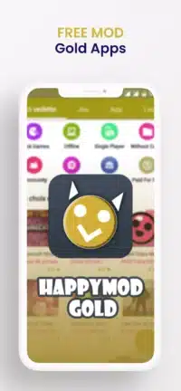 تحميل هابى مود الذهبي HappyMod Gold مهكر Apk للاندرويد 2026 أخر إصدار مجانا