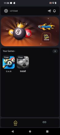 تحميل تطبيق لعبة Snake 8 Ball Pool مهكر Apk للاندرويد 2026 أخر إصدار مجانا