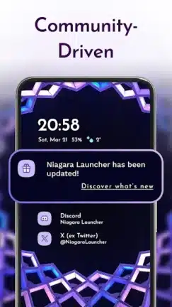 تحميل تطبيق Niagara Launcher مهكر Apk للاندرويد 2026 اخر إصدار مجانا