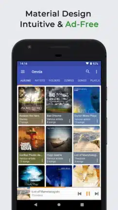 تحميل تطبيق Omnia Music Player مهكر Apk للاندرويد 2026 أخر إصدار مجانا