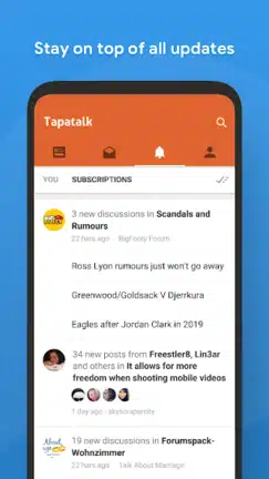 تحميل تطبيق Tapatalk مهكر Apk للاندرويد 2026 أخر إصدار مجانا