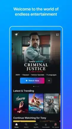 تحميل تطبيق هوت ستار JioHotstar مهكر Apk للاندرويد 2026 أخر إصدار مجانا