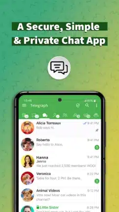تحميل تليجراف Graph Messenger مهكر Apk للاندرويد 2026 أخر إصدار مجانا