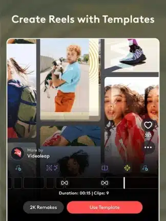 تحميل برنامج فيديو ليب Videoleap Pro مهكر Apk للاندرويد 2026 أخر إصدار مجانا