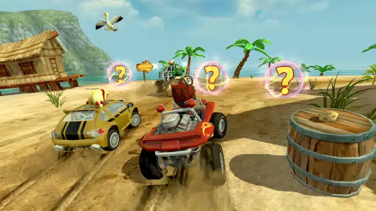تحميل لعبة Beach Buggy Racing مهكرة Apk للاندرويد 2026 أخر إصدار مجانا