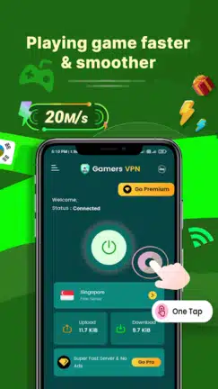 تحميل برنامج Gamers Vpn مهكر Apk للاندرويد 2026 أخر إصدار مجانا