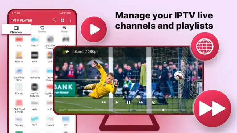 تحميل تطبيق IPTV PLAYER مهكر Apk للاندرويد 2026 أخر إصدار مجانا
