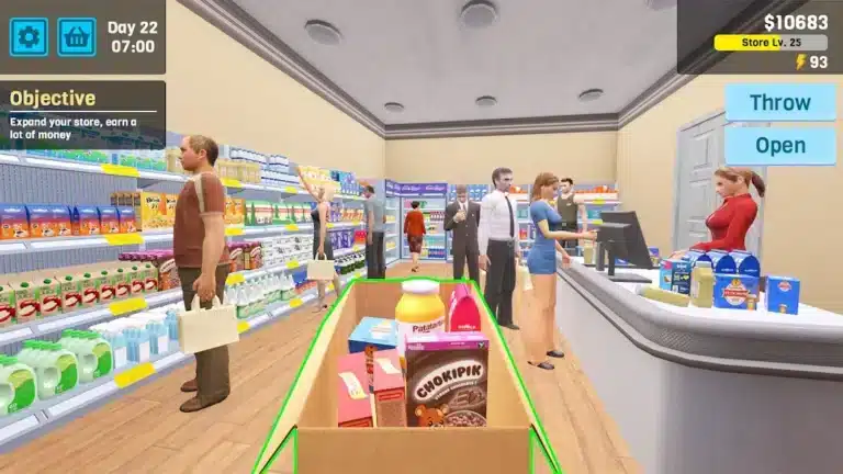 تحميل محاكي السوبر ماركت Supermarket Simulator مهكرة Apk للاندرويد 2026 أخر إصدار مجانا
