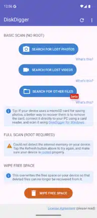 تحميل برنامج استرجاع الصور المحذوفة Diskdigger Pro مهكر Apk للاندرويد 2026 أخر إصدار مجانا