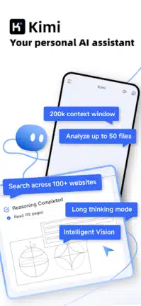 تحميل تطبيق kimi Ai مهكر Apk للاندرويد 2026 أخر إصدار مجانا