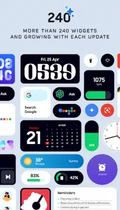 تحميل تطبيق One UI Widgets مهكر Apk للاندرويد 2026 أخر إصدار مجانا