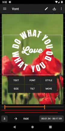 تحميل برنامج Vont Text on Videos مهكر Apk للاندرويد 2026 أخر إصدار مجانا