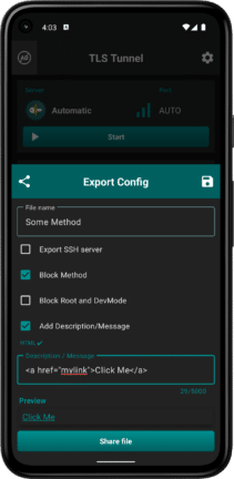 تحميل برنامج TLS Tunnel Vpn مهكر