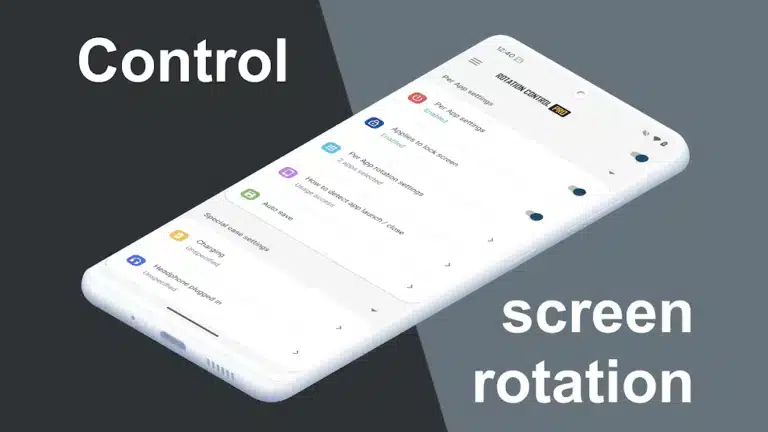 تحميل تطبيق Rotation Control Pro مهكر Apk للاندرويد 2026 أخر إصدار مجانا